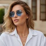 عینک آفتابی گرد Ray Ban مدل وینتیج