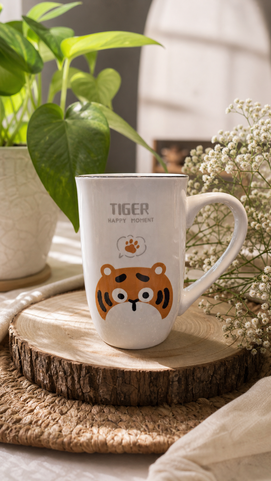 ماگ سرامیکی بلند مدل TIGER