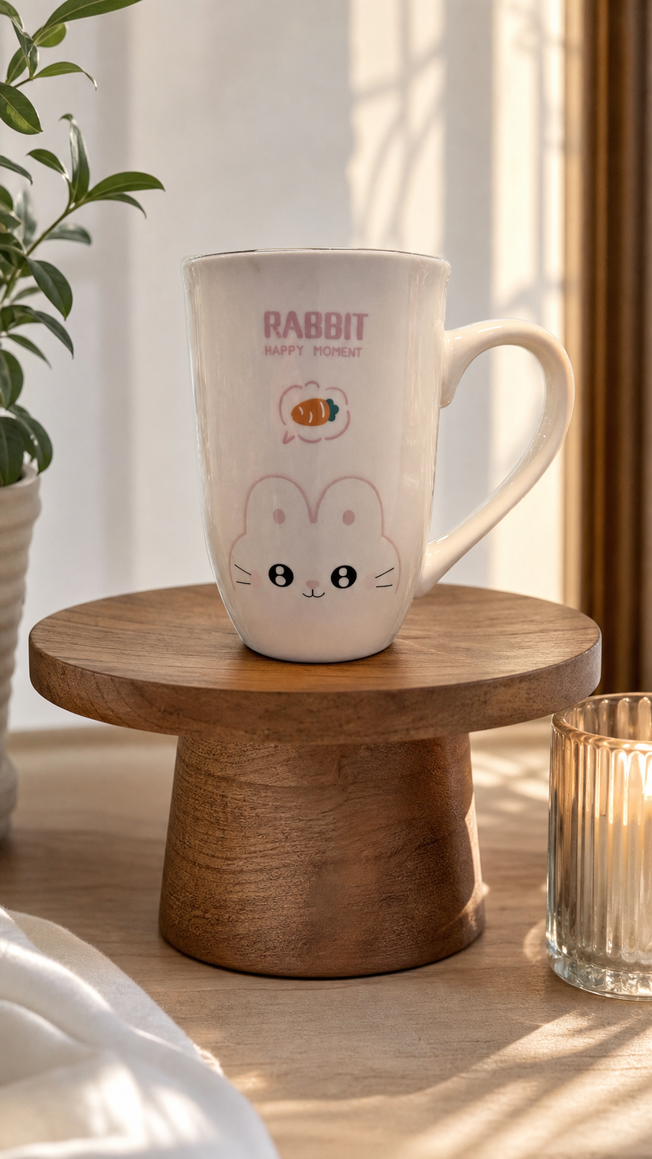 ماگ سرامیکی بلند مدل RABBIT