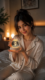 چراغ خواب کریستالی سه بعدی مدل فرشته
