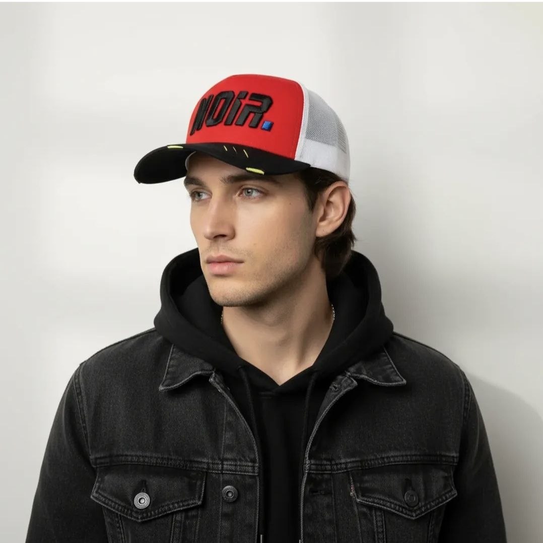 کلاه کپ بیسبالی پشت توری مدل  Trukcker Cap Noir