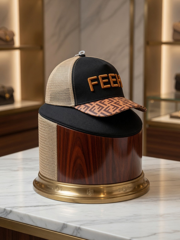 کلاه کپ بیسبالی پشت توری مدل FENDI