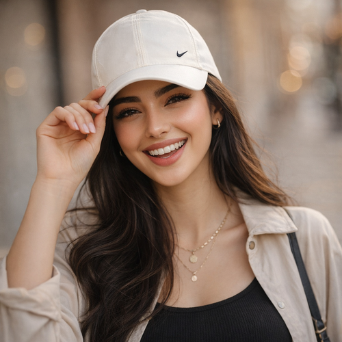 کلاه کپ بیسبالی مدل نایکی پارچه شمعی