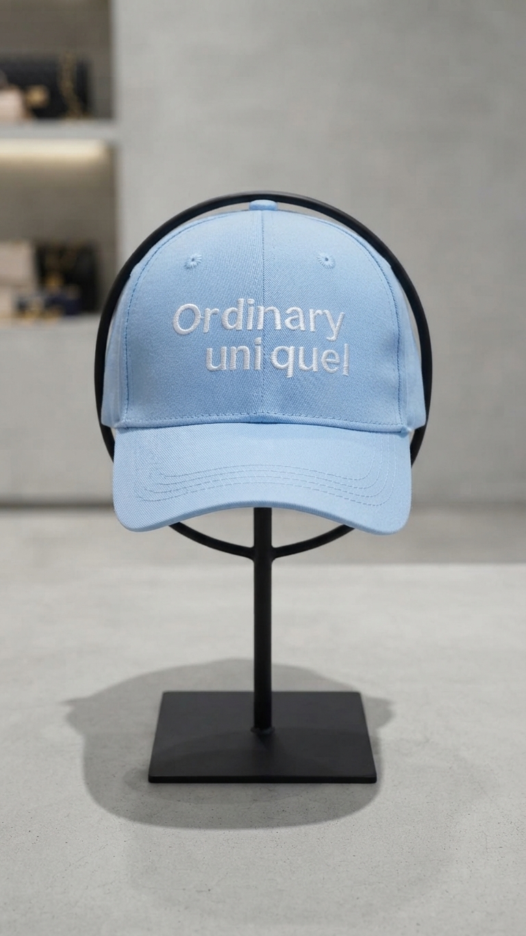 کلاه کپ بیسبالی مدل  گلدوزی ORDINARY آبی