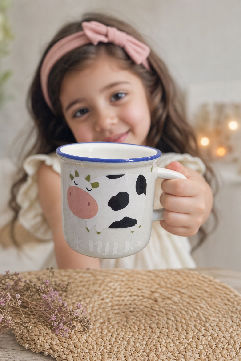 فنجان چای / قهوه خوری مدل گاو چاقالو