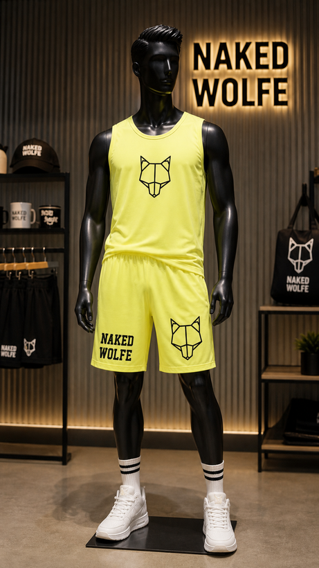 ست تاپ و شلوارک مدل NAKED WOLFE