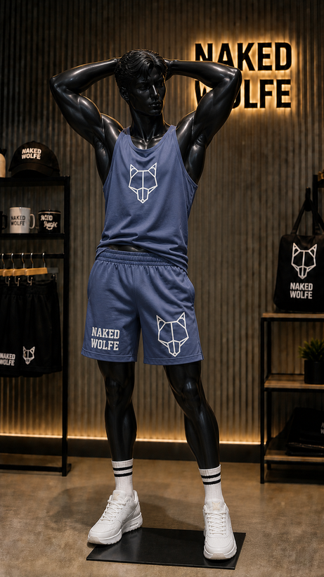ست تاپ و شلوارک مدل NAKED WOLFE