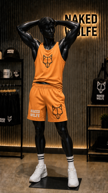 ست تاپ و شلوارک مدل NAKED WOLFE