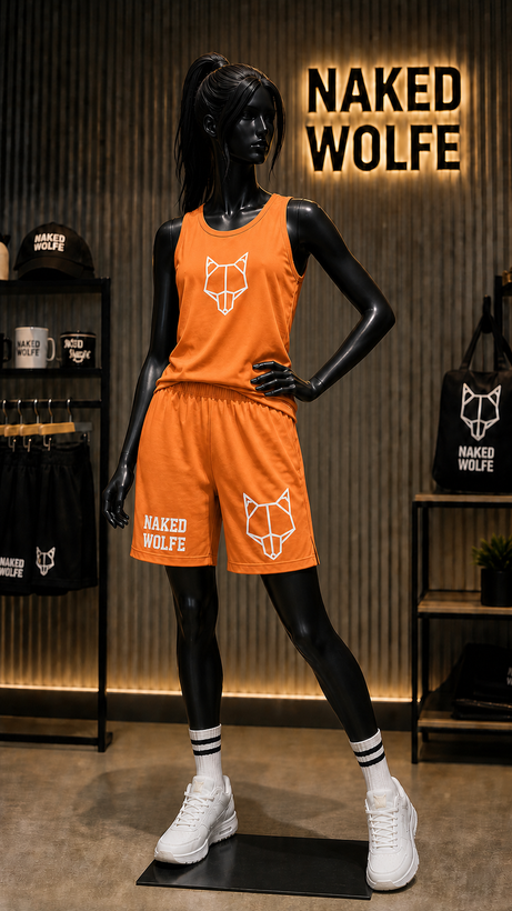 ست تاپ و شلوارک مدل NAKED WOLFE