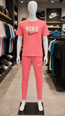 ست تیشرت و شلوار ورزشی مدل Nike - رنگ صورتی مرجانی