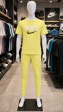 ست تیشرت و شلوار ورزشی مدل Nike - رنگ زرد