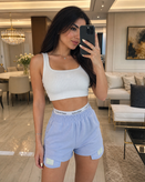 شلوارک اسپرت زنانه گلکسی مدل کمرکشی