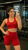 ست نیمتنه و شورتک Nike مدل Red Fire